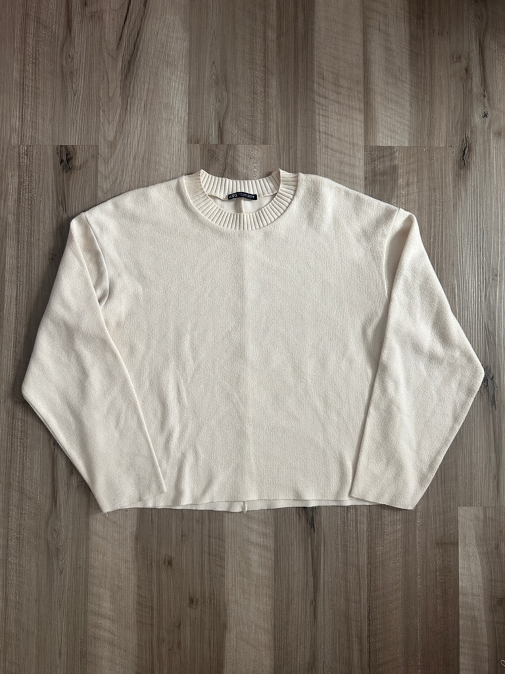 Zara Cream Pullover Sweater